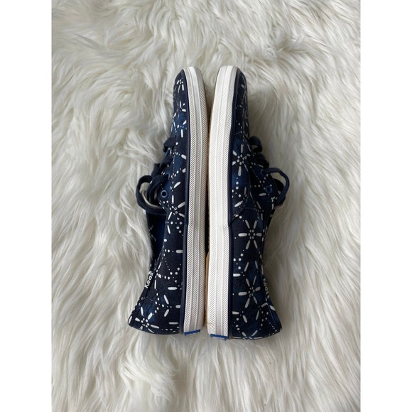 NWOB Keds navy snowflake sneakers size 6.5 - Picture 3 of 6